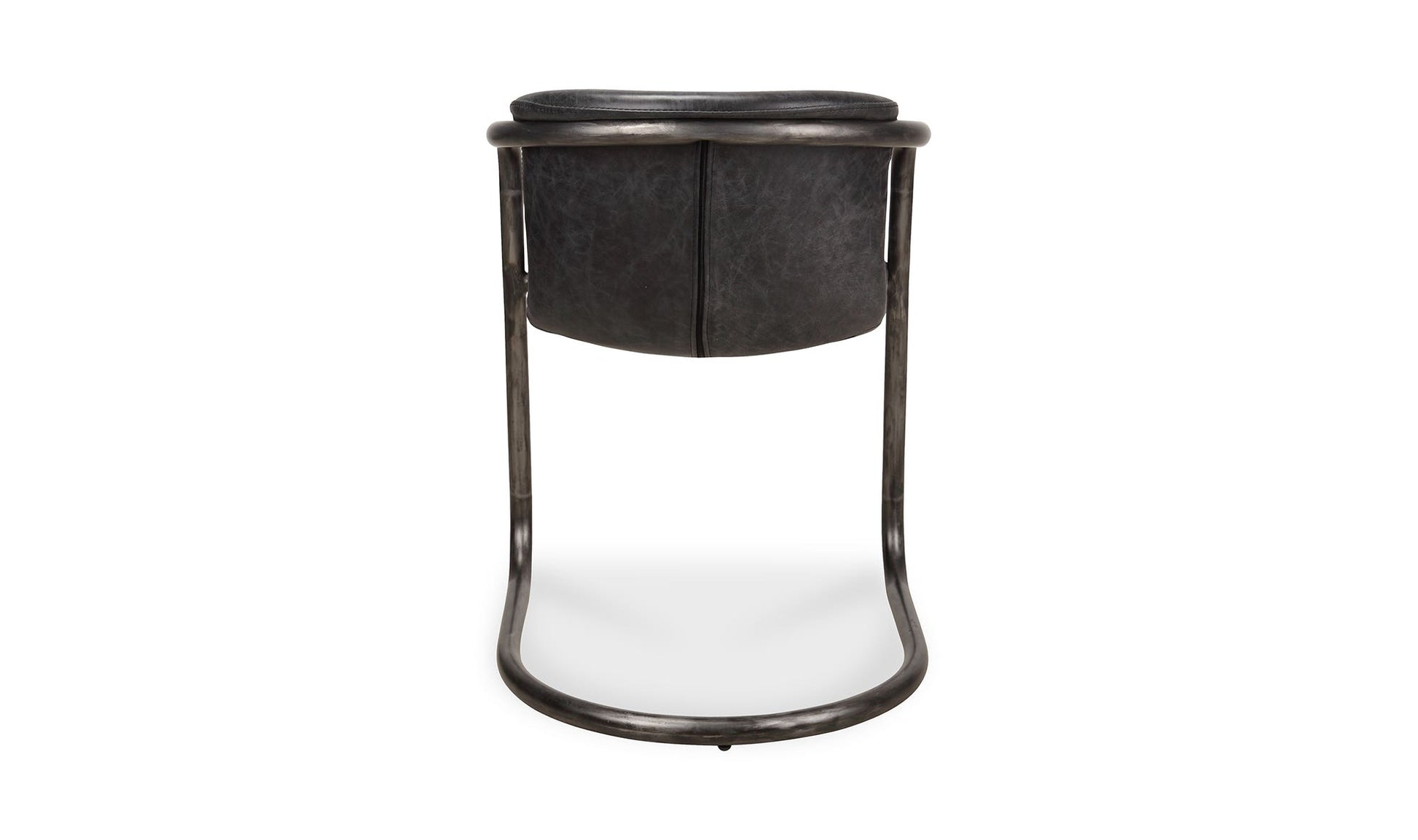 Freeman Dining Chair Onyx Black Leather - Set Of Two by Moe's Home Collection - view 16