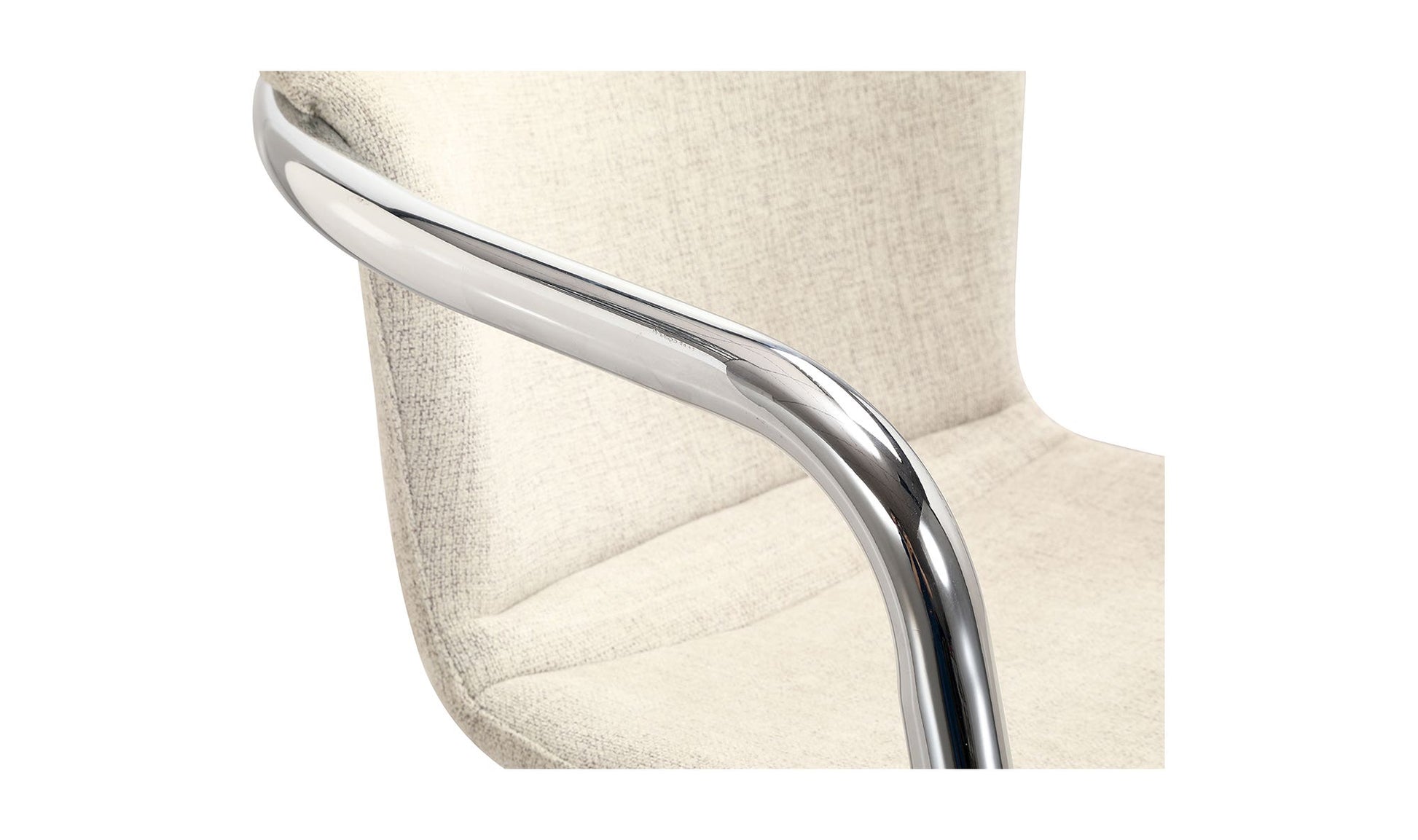 Freeman Chrome Frame Counter Stool Blended Cream - Set Of Two by Moe's Home Collection - view 20
