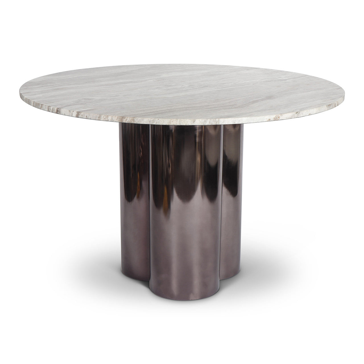 Marbelle - Martie 48" Dining Table - Toronto Sand Marble Finish