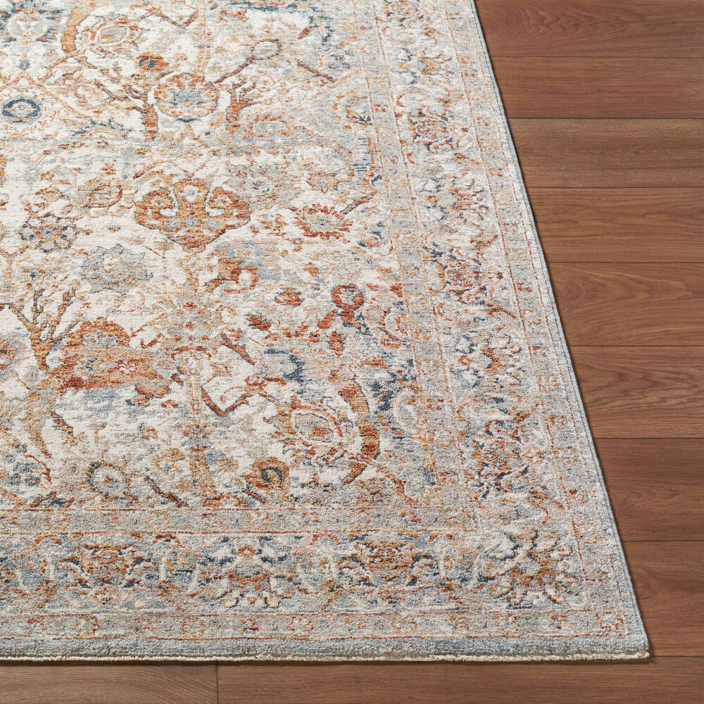 Poem Aqua/Teal Machine Woven Rug PME-2300 - front
