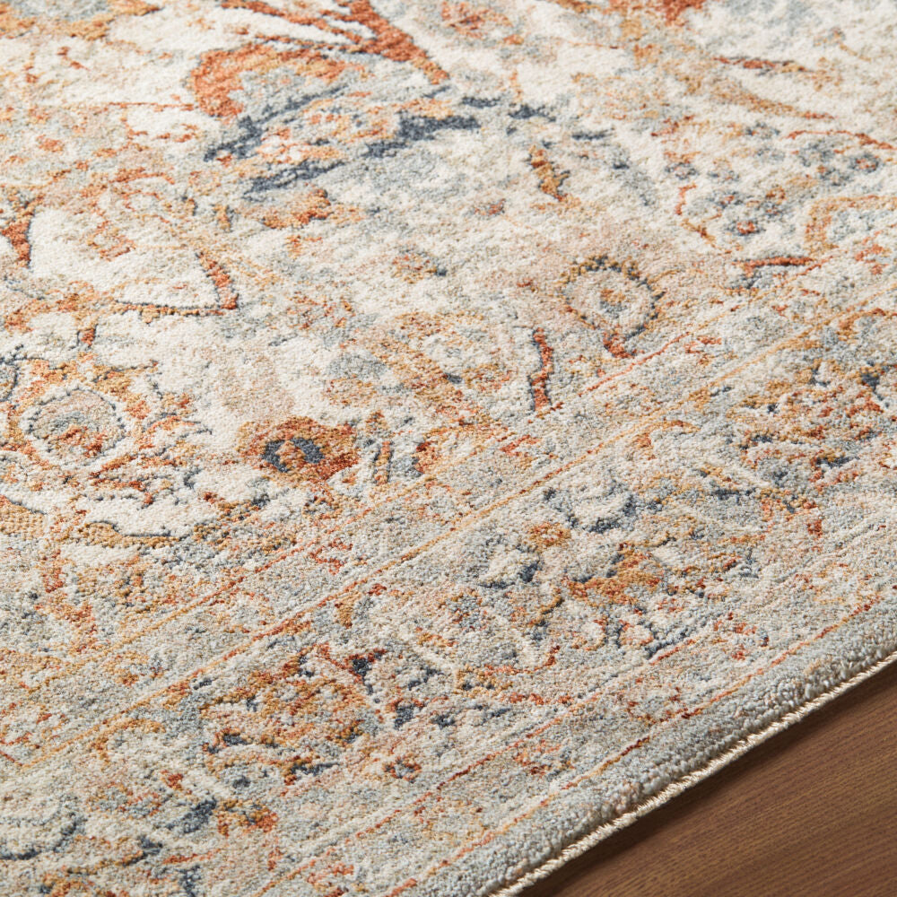 Poem Aqua/Teal Machine Woven Rug PME-2300 - texture
