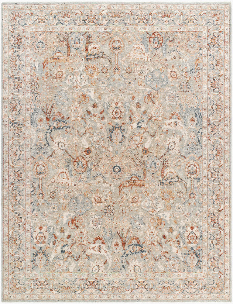 Poem Aqua/Teal Machine Woven Rug PME-2302 - 2'7" x 10'