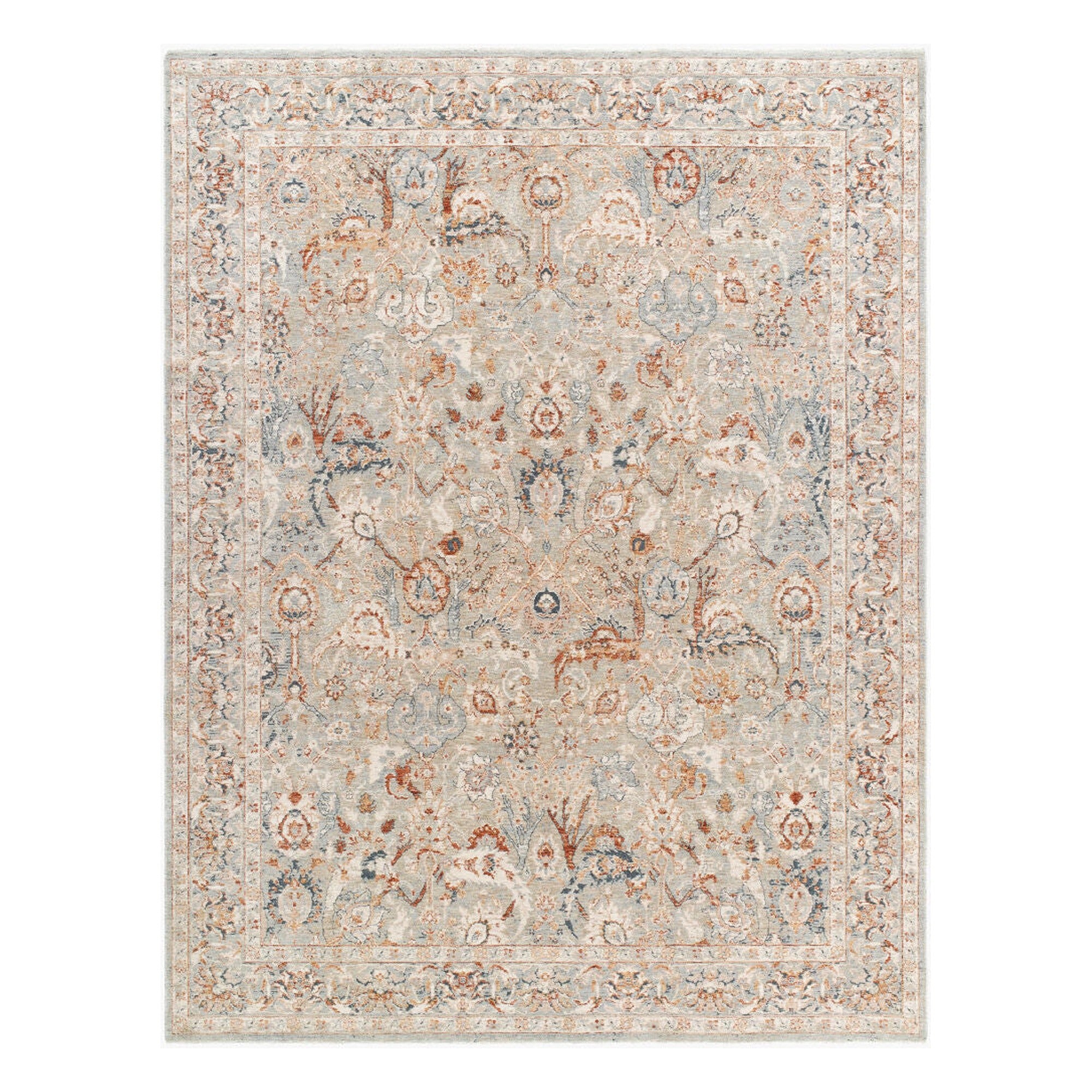 Poem Aqua/Teal Machine Woven Rug PME-2302 - 2'7" x 10'