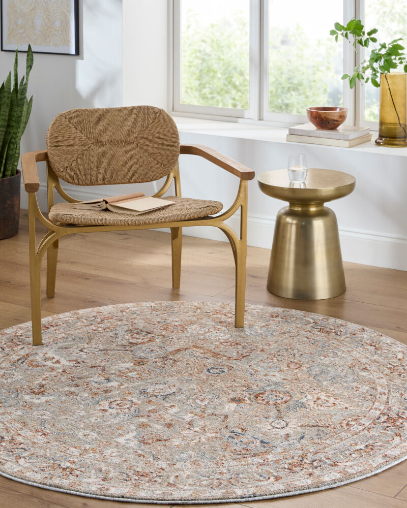 Poem Aqua/Teal Machine Woven Rug PME-2302 - roomscene