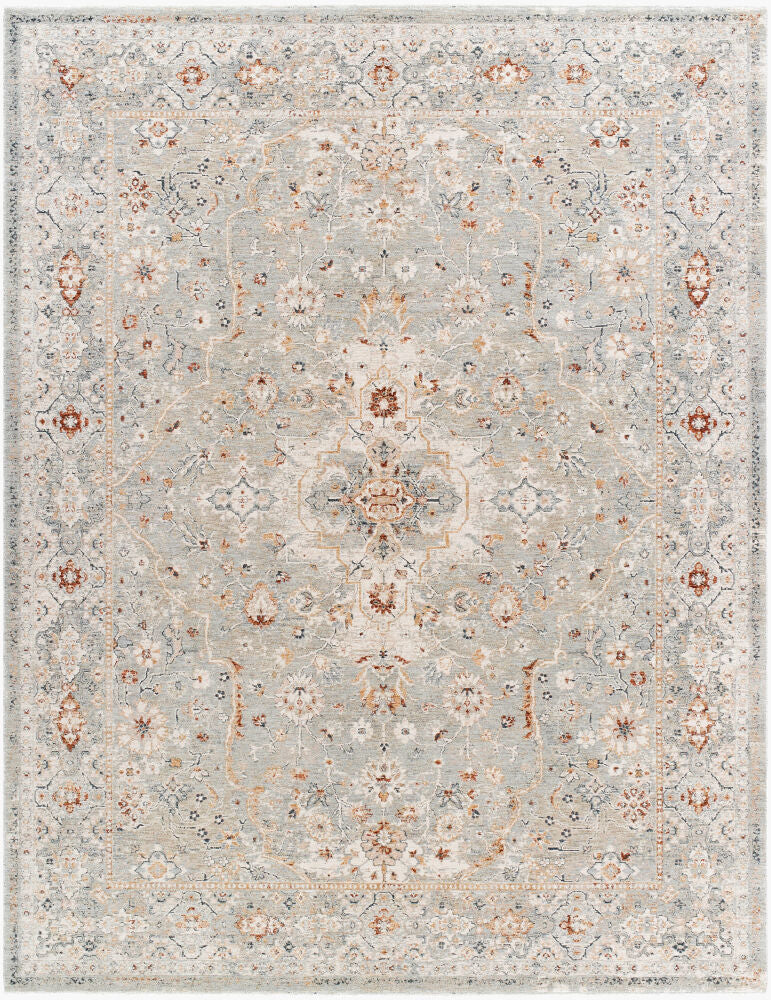 Poem Aqua/Teal Machine Woven Rug PME-2303 - 2'7" x 10'