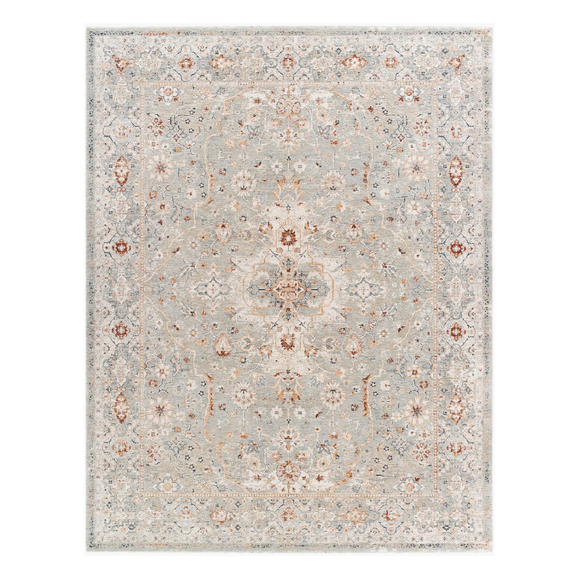 Poem Aqua/Teal Machine Woven Rug PME-2303 - 2'7" x 10'