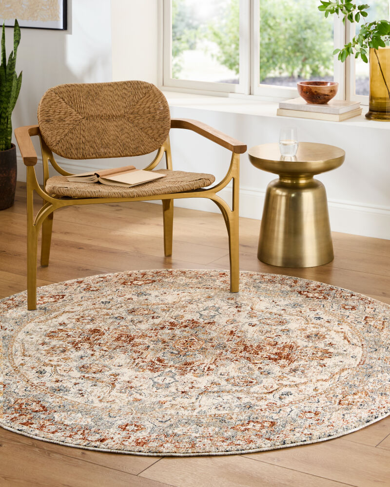 Poem Aqua/Teal Machine Woven Rug PME-2305 - roomscene