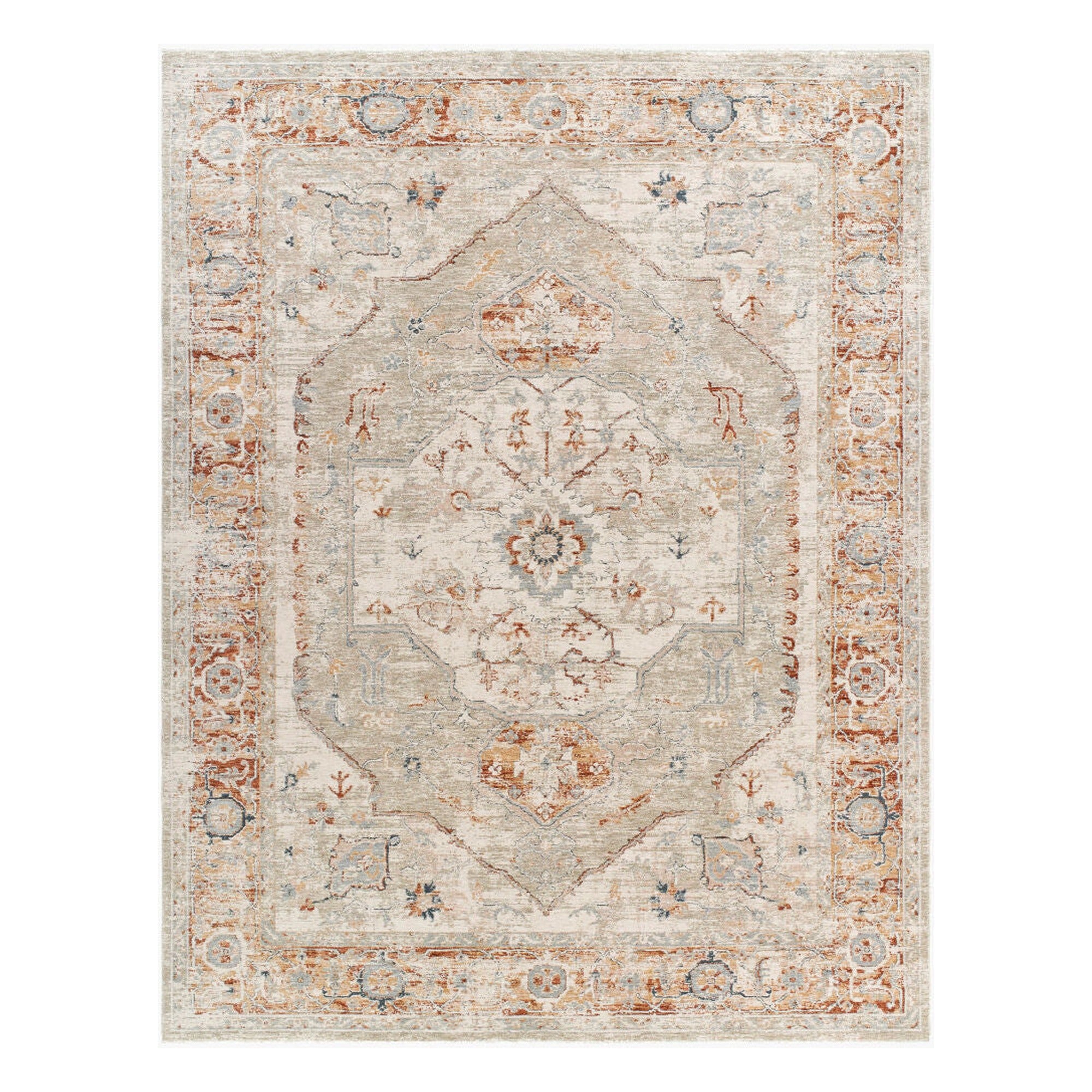 Poem Aqua/Teal Machine Woven Rug PME-2306 - 2'7" x 10'