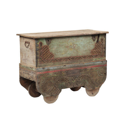 Original Antique Javanese Chest 51"