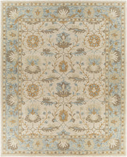 Panipat Beige/Wheat Handmade Rug - 2' x 3'