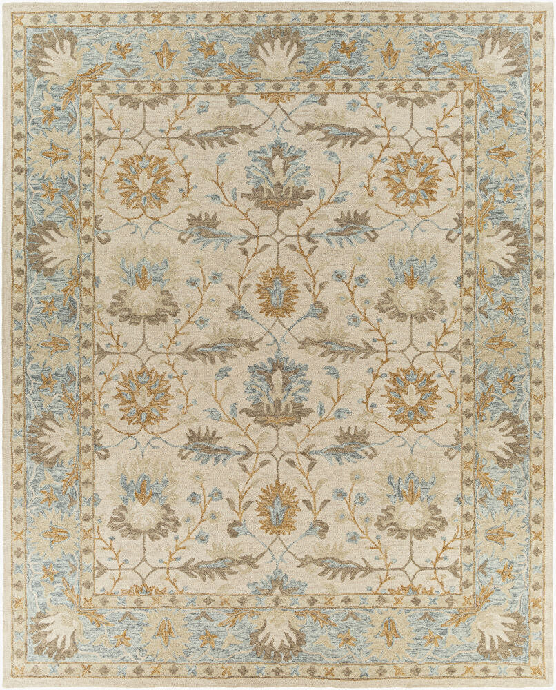 Panipat Beige/Wheat Handmade Rug - 2' x 3'