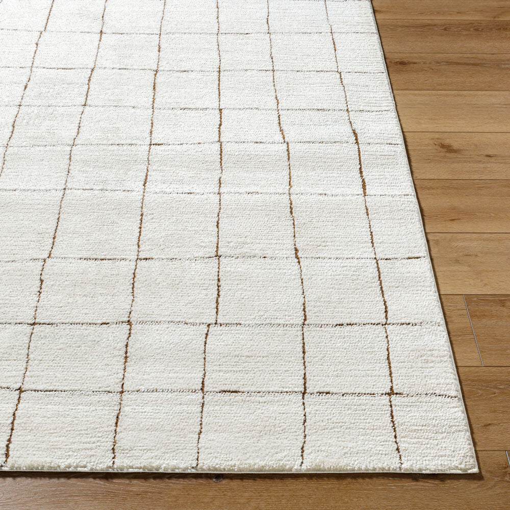 Cascade Brown/Ivory Machine Woven Rug PNWCS-2300 - front