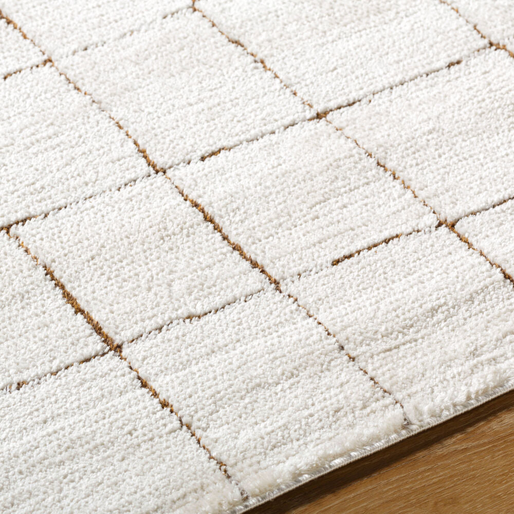 Cascade Brown/Ivory Machine Woven Rug PNWCS-2300 - texture