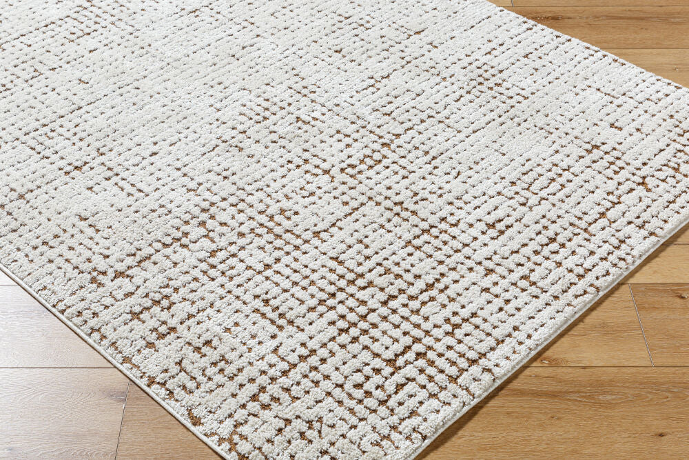 Cascade Brown/Ivory Machine Woven Rug PNWCS-2301 - corner