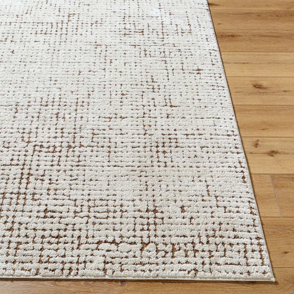 Cascade Brown/Ivory Machine Woven Rug PNWCS-2301 - front