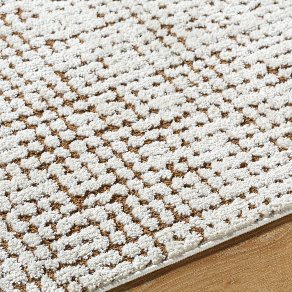 Cascade Brown/Ivory Machine Woven Rug PNWCS-2301 - texture