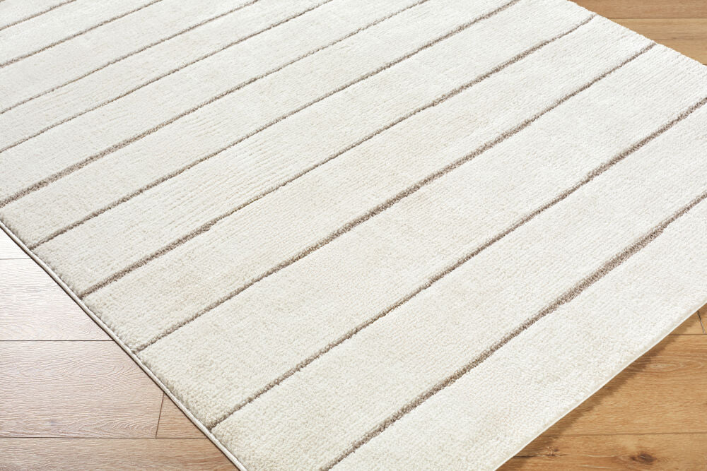 Cascade Ivory/Taupe Machine Woven Rug PNWCS-2303 - corner