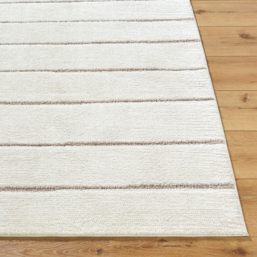 Cascade Ivory/Taupe Machine Woven Rug PNWCS-2303 - front