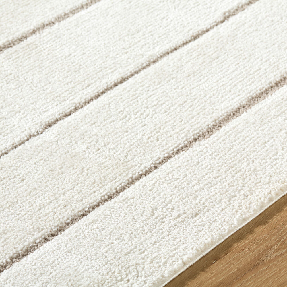 Cascade Ivory/Taupe Machine Woven Rug PNWCS-2303 - texture