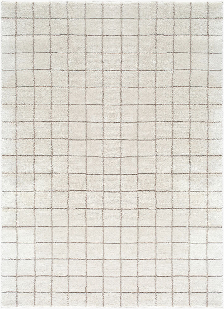 Cascade Ivory/Taupe Machine Woven Rug PNWCS-2305 - 2'7" x 10'