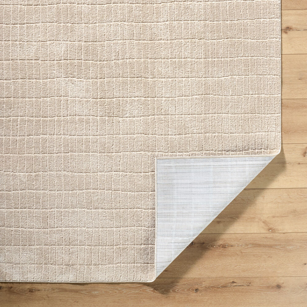 Cascade Light Beige/Light Brown Machine Woven Rug PNWCS-2306 - fold