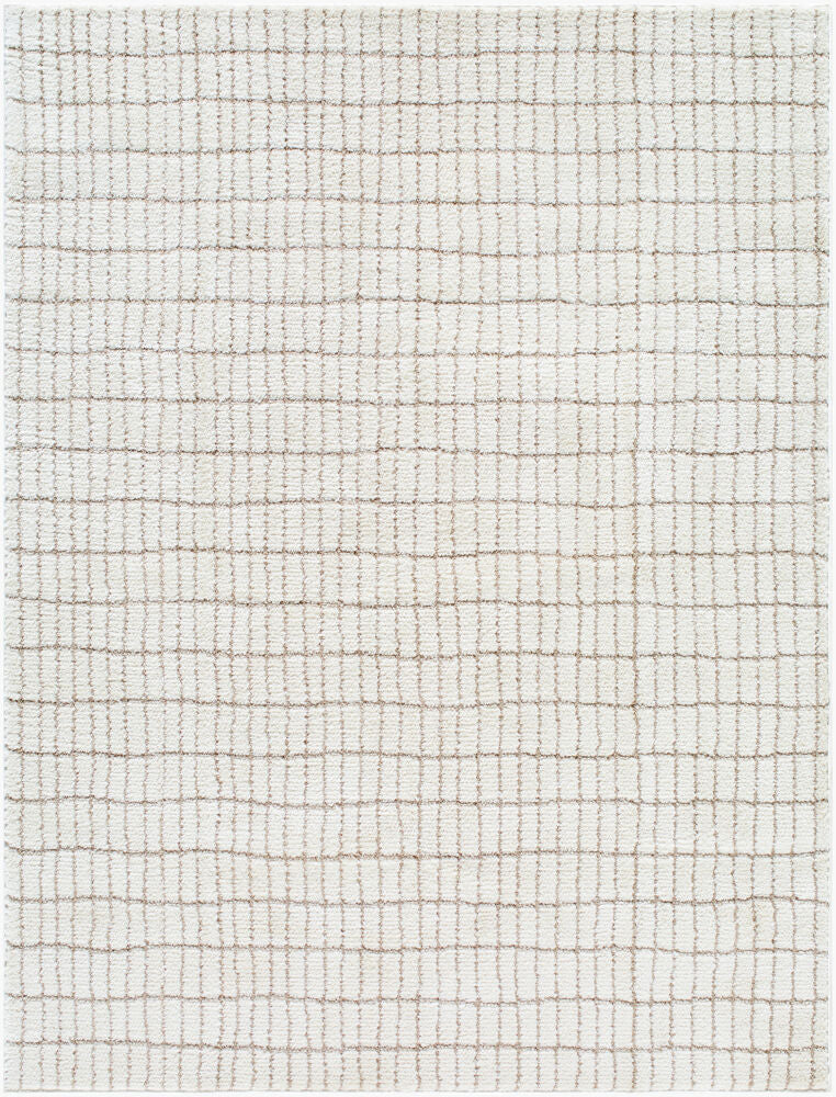 Cascade Ivory/Taupe Machine Woven Rug PNWCS-2307 - 2'7" x 10'