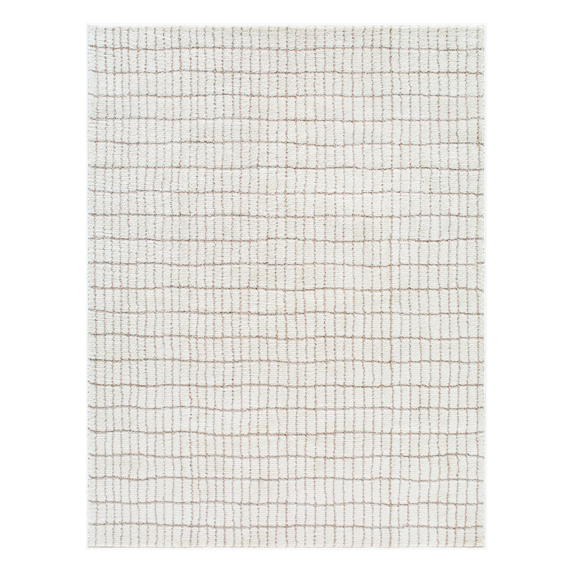 Cascade Ivory/Taupe Machine Woven Rug PNWCS-2307 - 2'7" x 10'