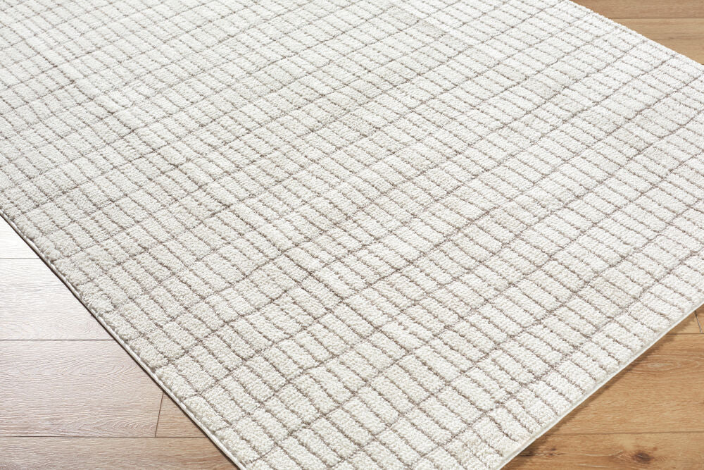 Cascade Ivory/Taupe Machine Woven Rug PNWCS-2307 - corner