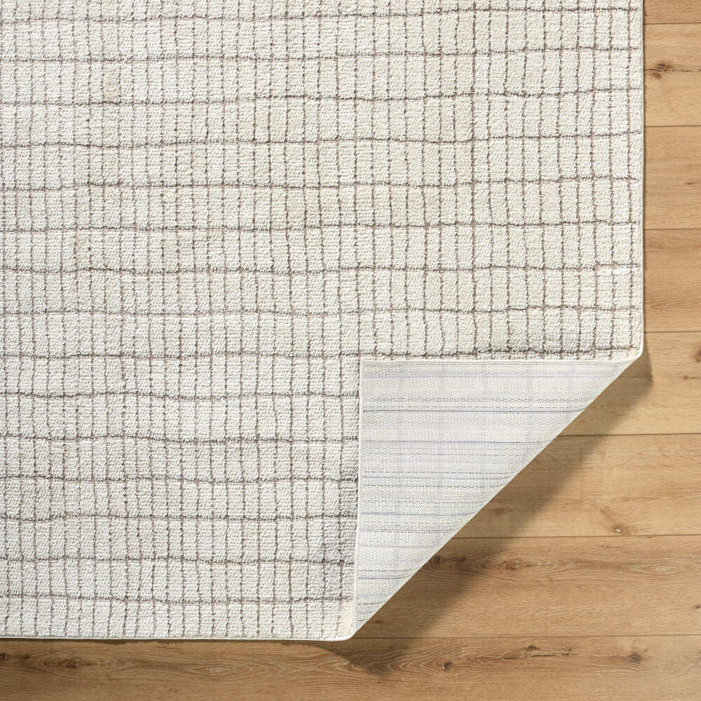 Cascade Ivory/Taupe Machine Woven Rug PNWCS-2307 - fold