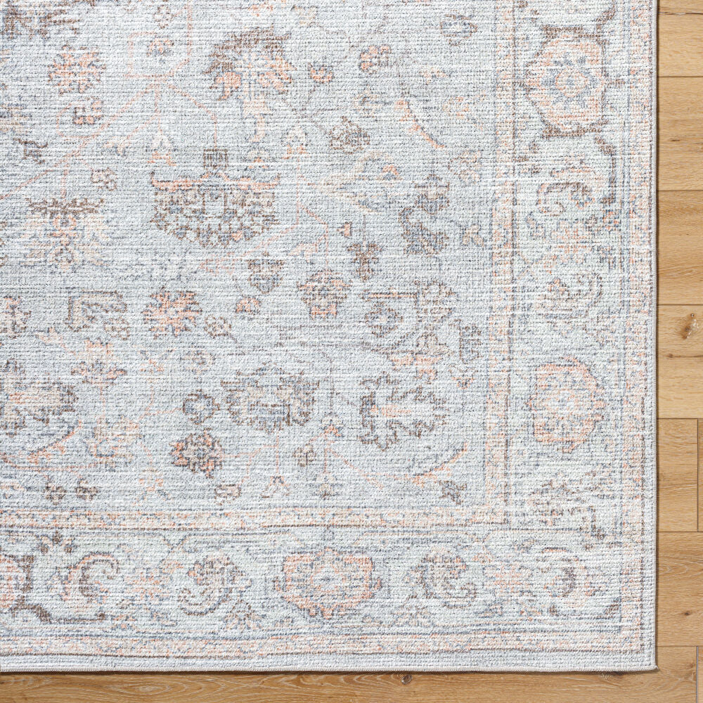 Olympic Brown/Tan Machine Woven Rug - overhead