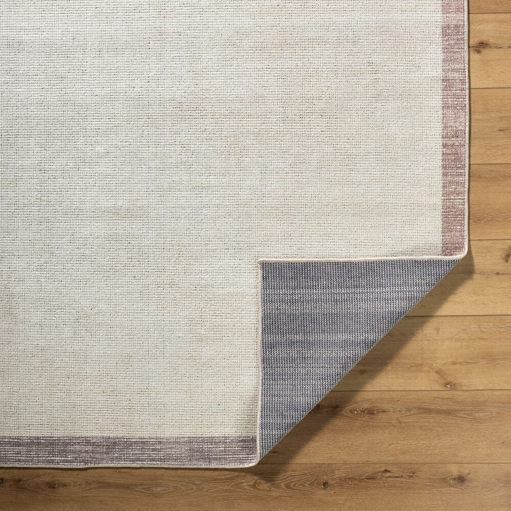 Olympic Beige/Medium Brown Machine Woven Rug - fold