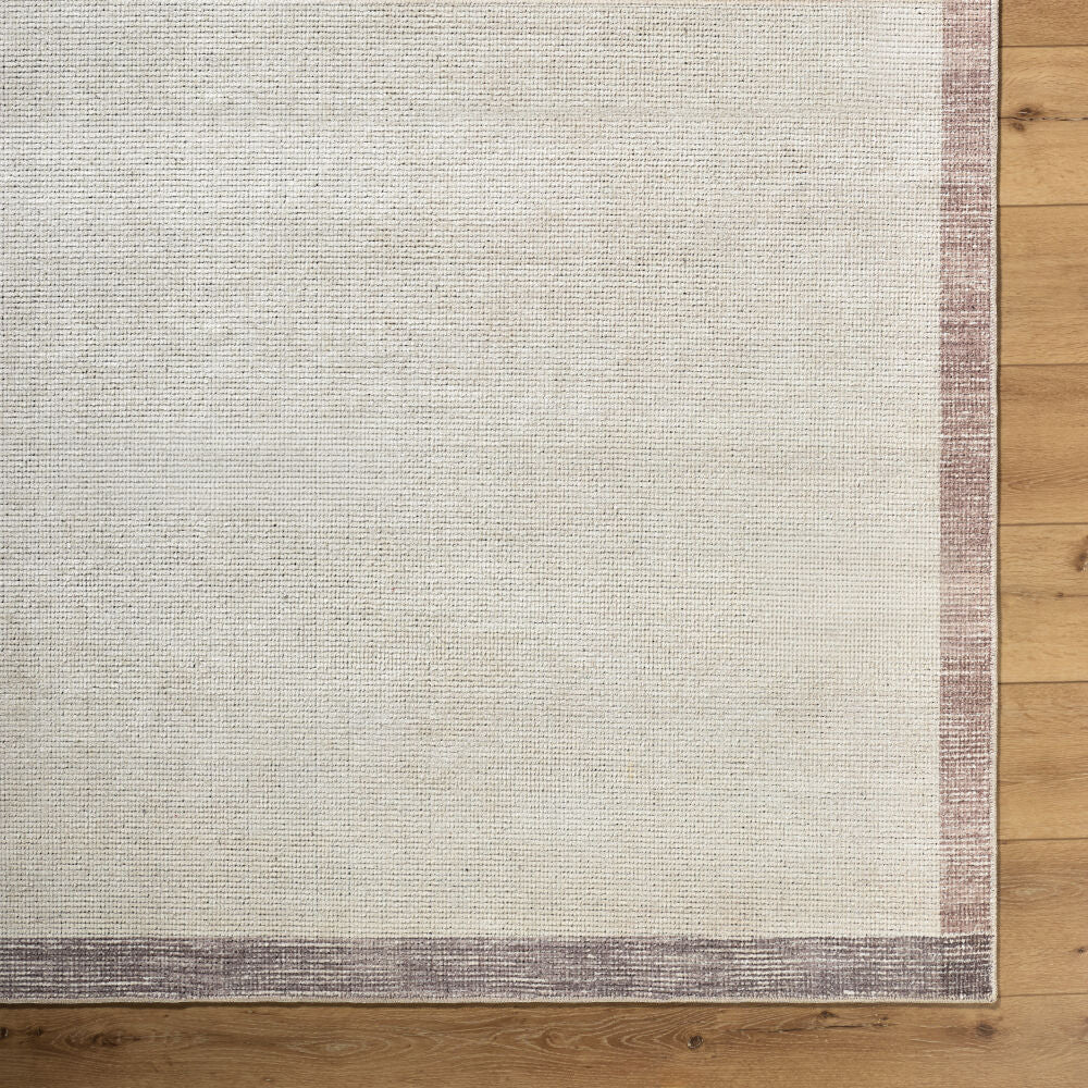 Olympic Beige/Medium Brown Machine Woven Rug - overhead