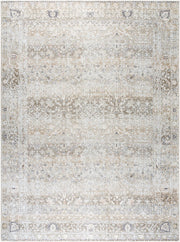 Rainier Brown/Tan Machine Woven Rug - 2'7" x 10'