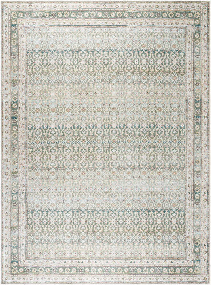 Rainier Brown/Wheat Machine Woven Rug - 2'7" x 10'