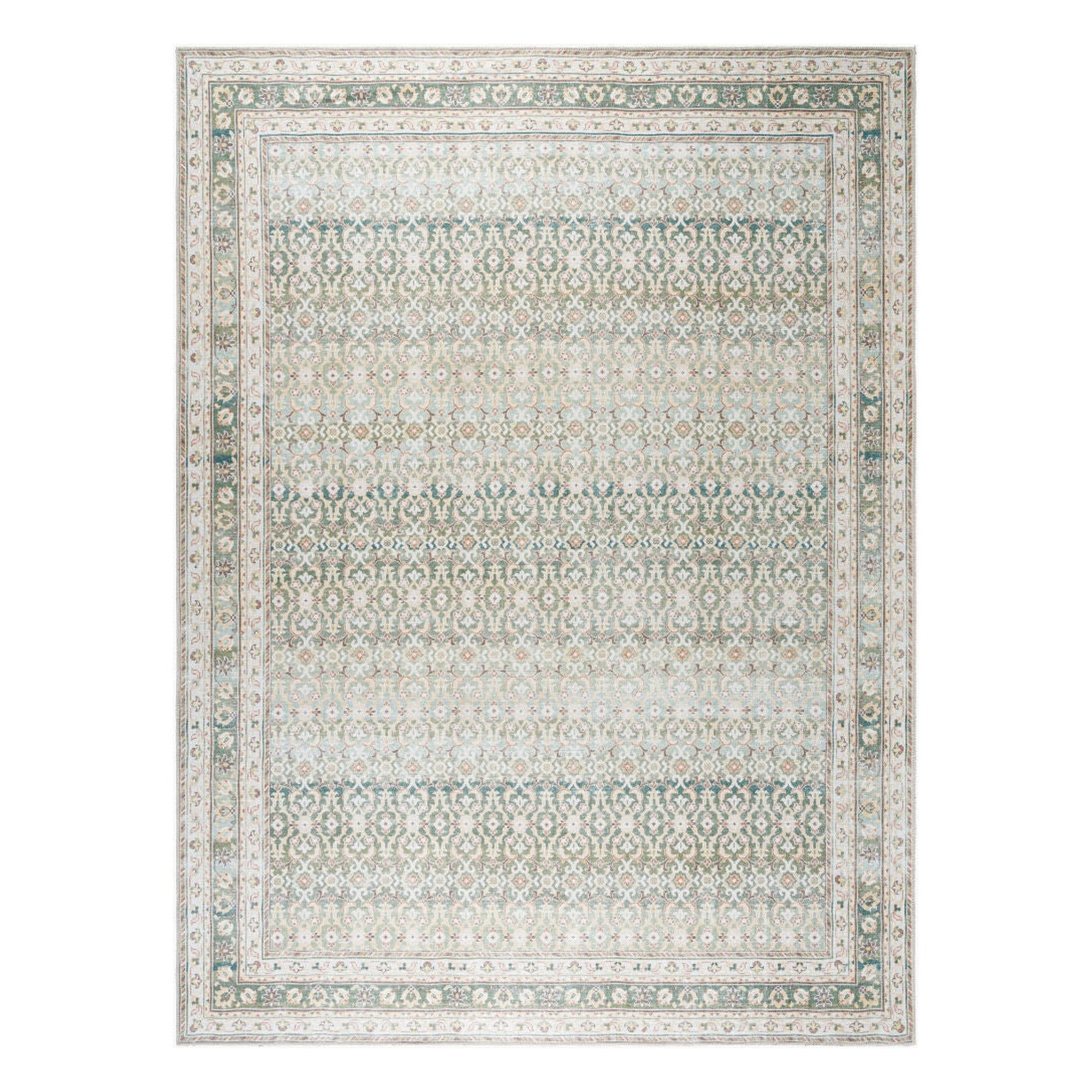 Rainier Brown/Wheat Machine Woven Rug - 2'7" x 10'