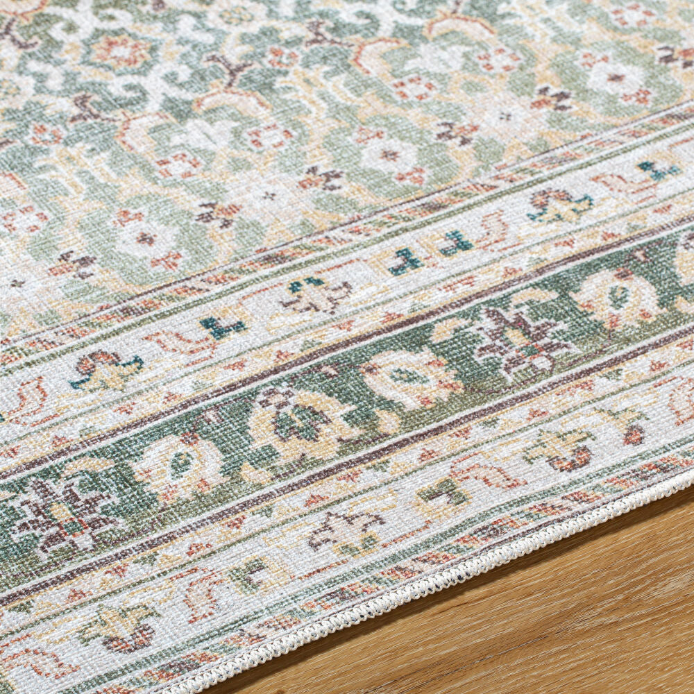 Rainier Brown/Wheat Machine Woven Rug - texture