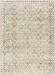Rainier Cream/Tan Machine Woven Rug - 2'7" x 10'