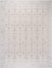 Spokane Brown/Rust Machine Woven Rug - 2'7" x 10'