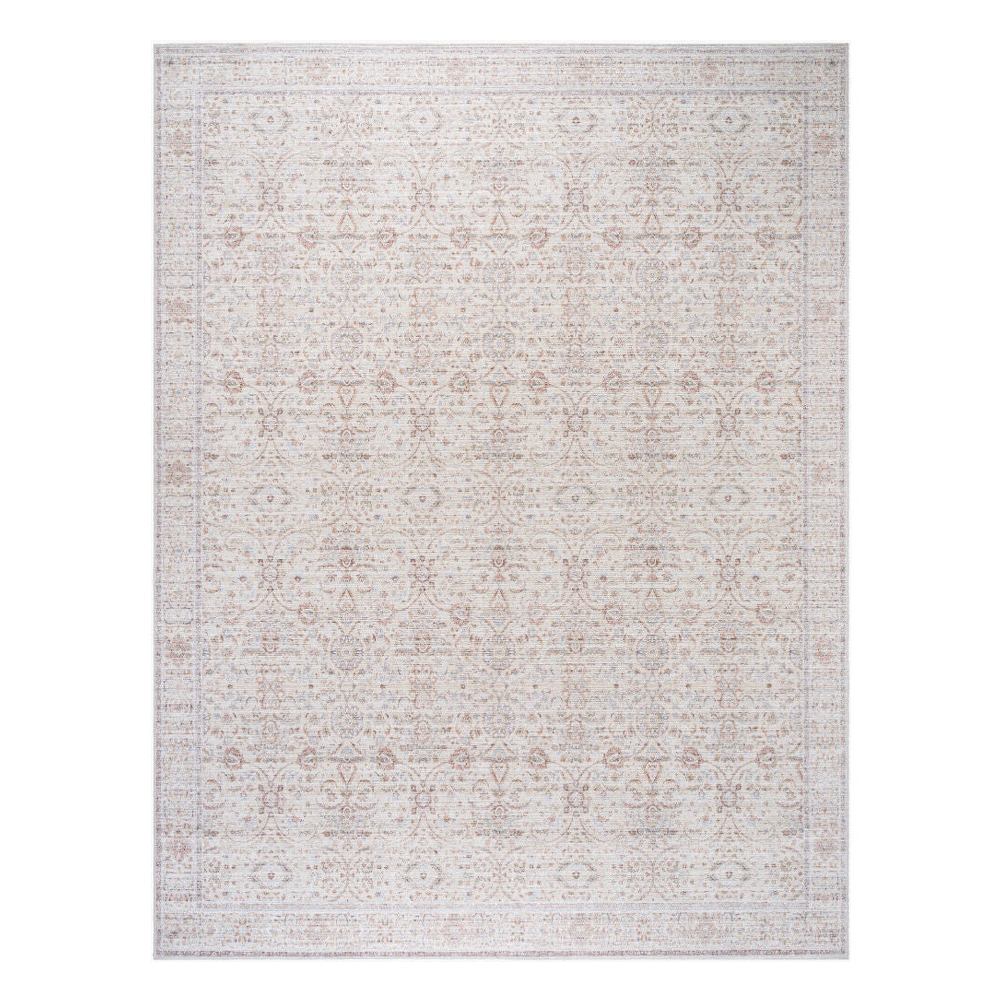 Spokane Brown/Rust Machine Woven Rug - 2'7" x 10'