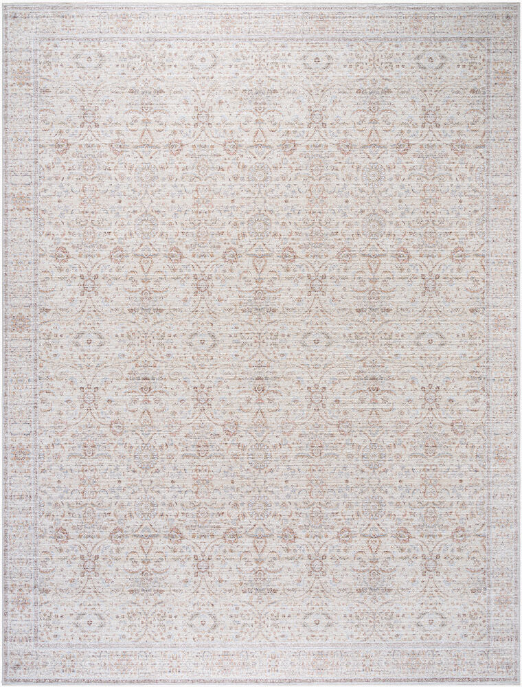 Spokane Brown/Rust Machine Woven Rug - 2'7" x 10'