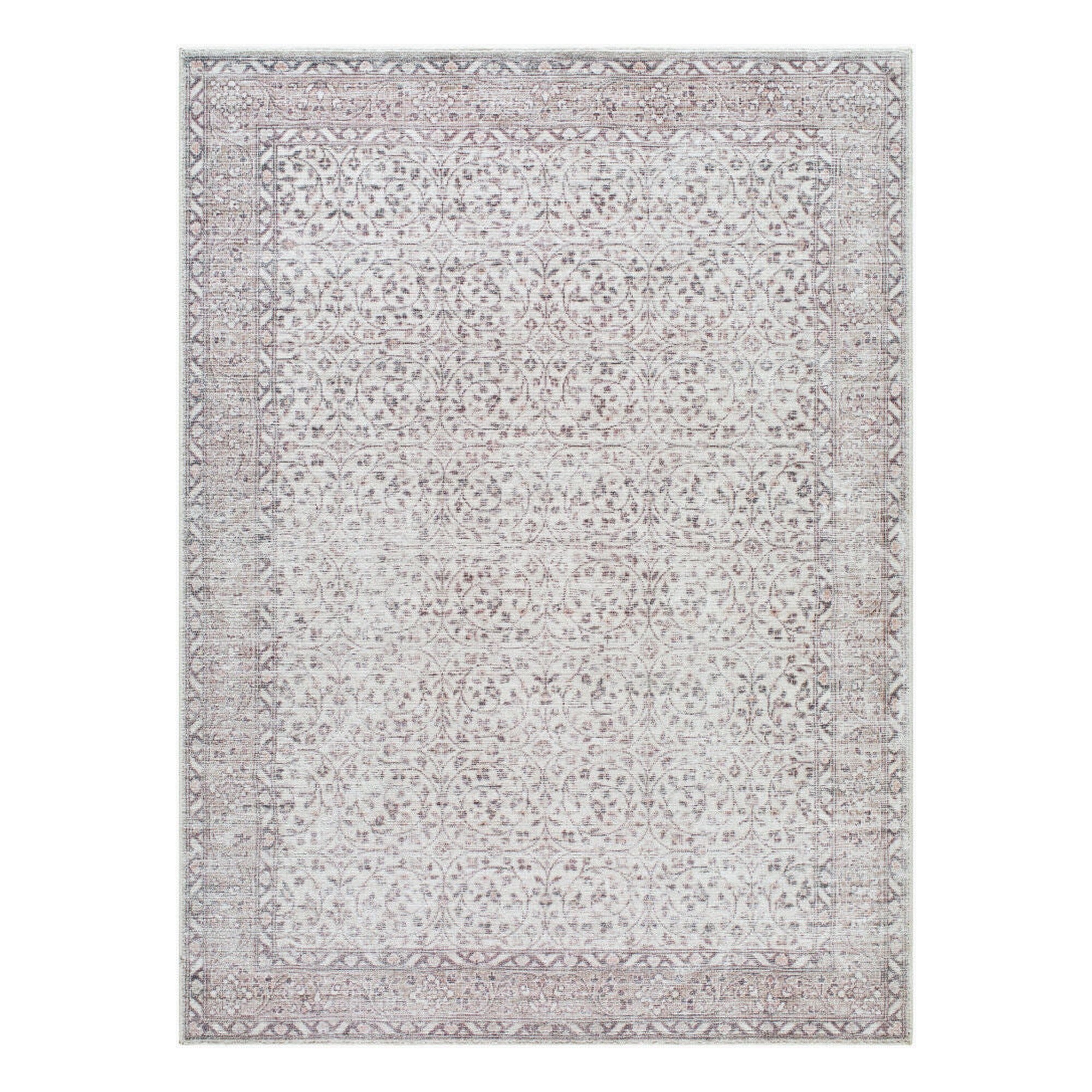 Spokane Black/Tan Machine Woven Rug - 2'7" x 10'