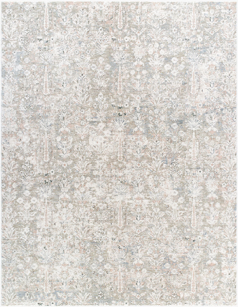Poetry Cream/Tan Machine Woven Rug POI-2300 - 2'7" x 10'