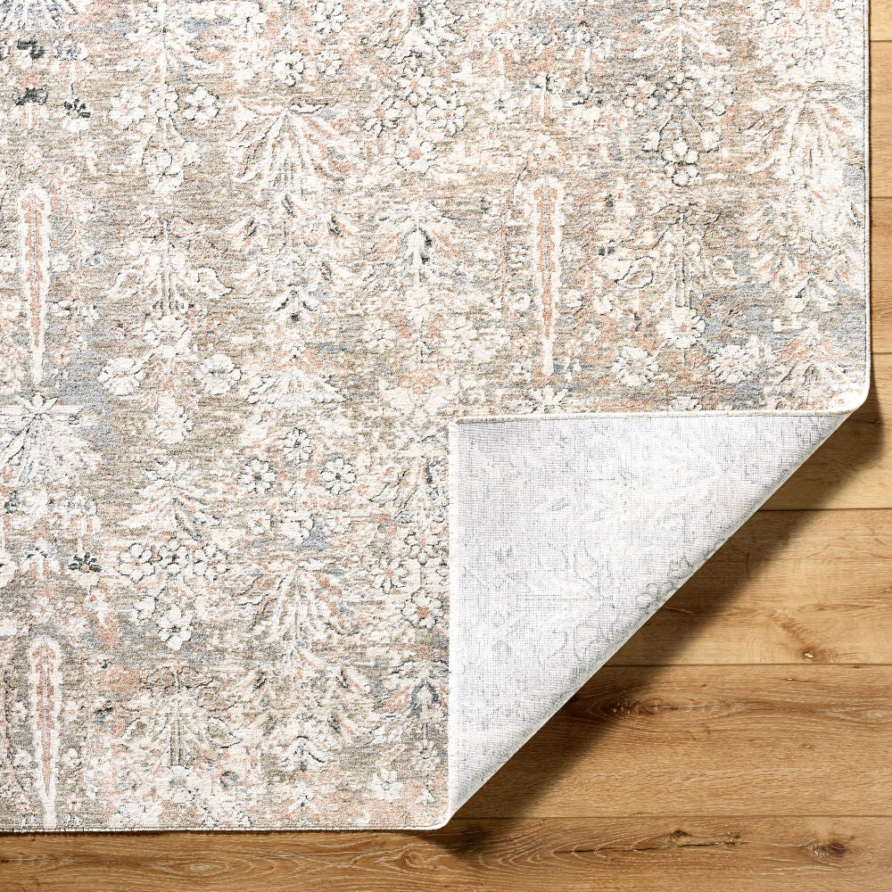 Poetry Cream/Tan Machine Woven Rug POI-2300 - fold