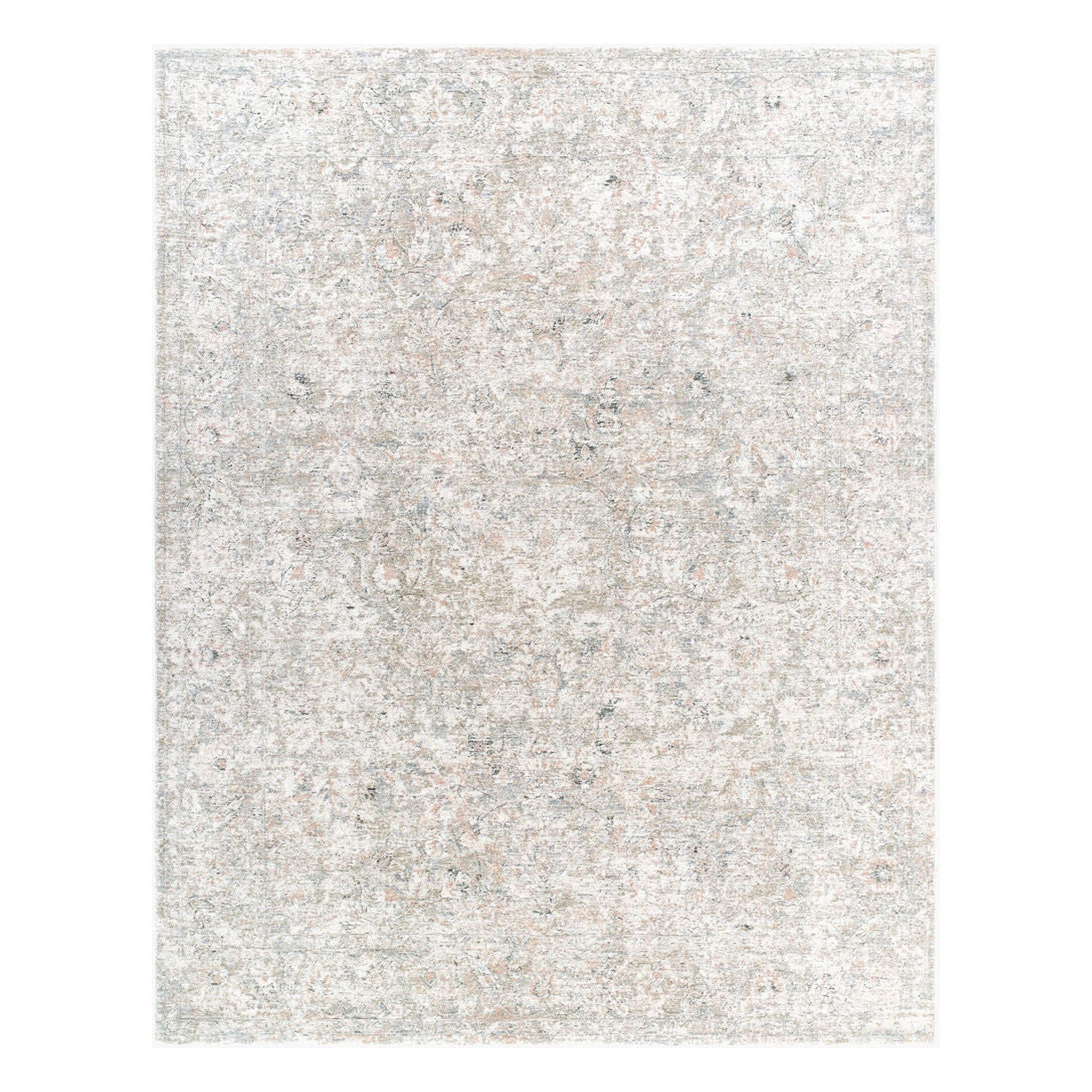 Poetry Cream/Tan Machine Woven Rug POI-2303 - 2'7" x 10'