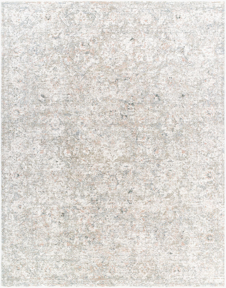 Poetry Cream/Tan Machine Woven Rug POI-2303 - 2'7" x 10'