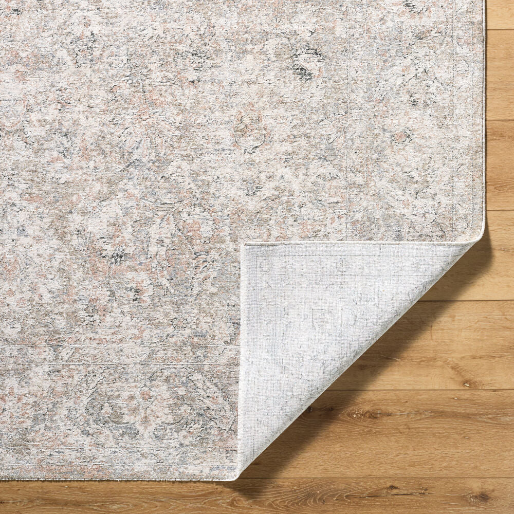 Poetry Cream/Tan Machine Woven Rug POI-2303 - fold
