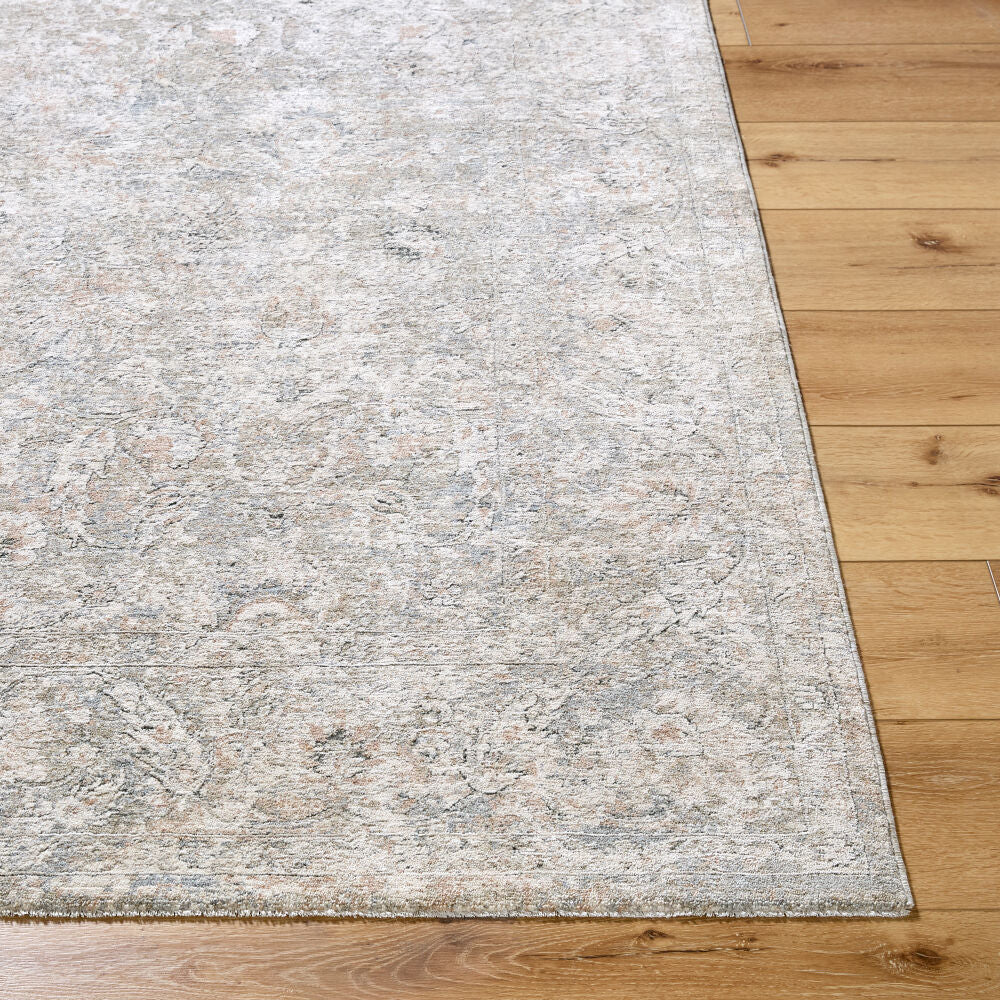Poetry Cream/Tan Machine Woven Rug POI-2303 - front