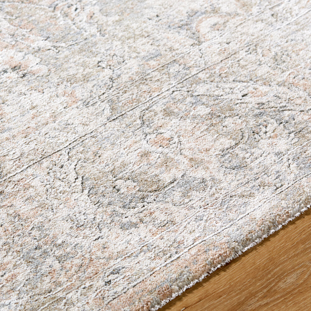 Poetry Cream/Tan Machine Woven Rug POI-2303 - texture