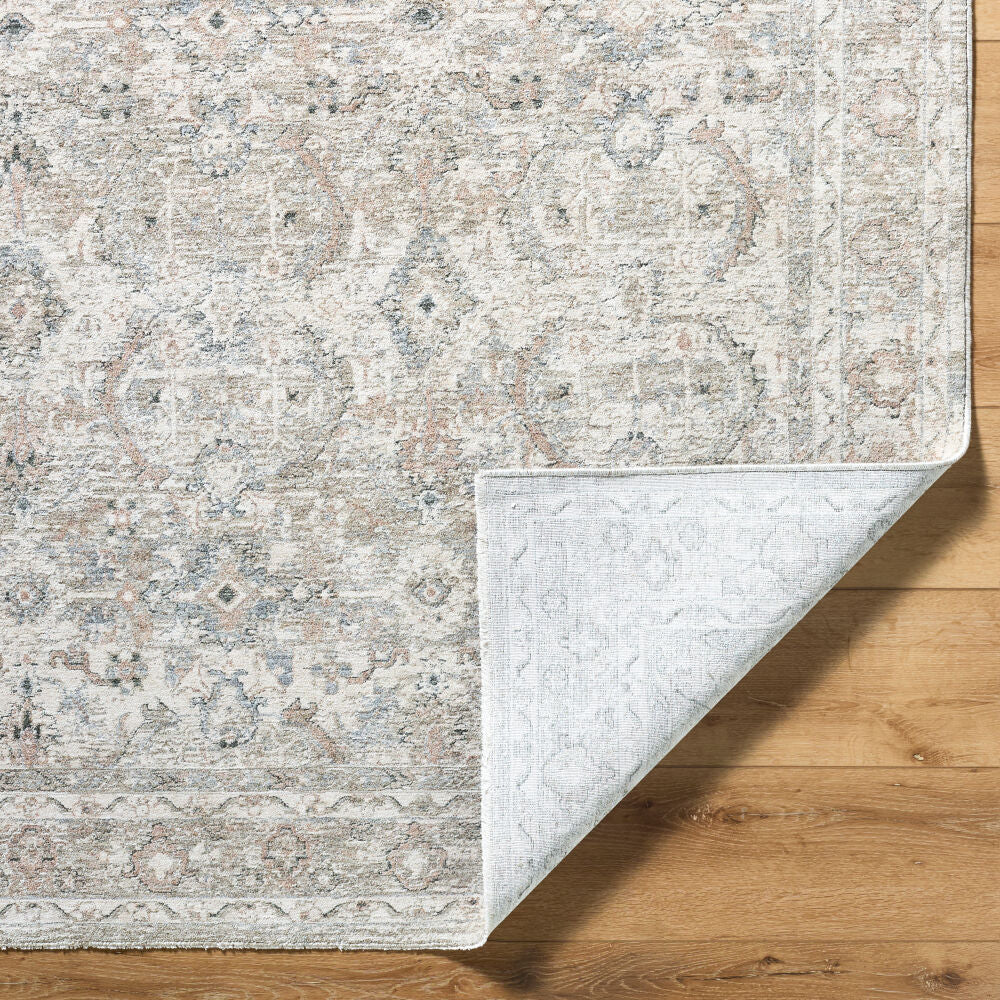 Poetry Cream/Tan Machine Woven Rug POI-2304 - fold