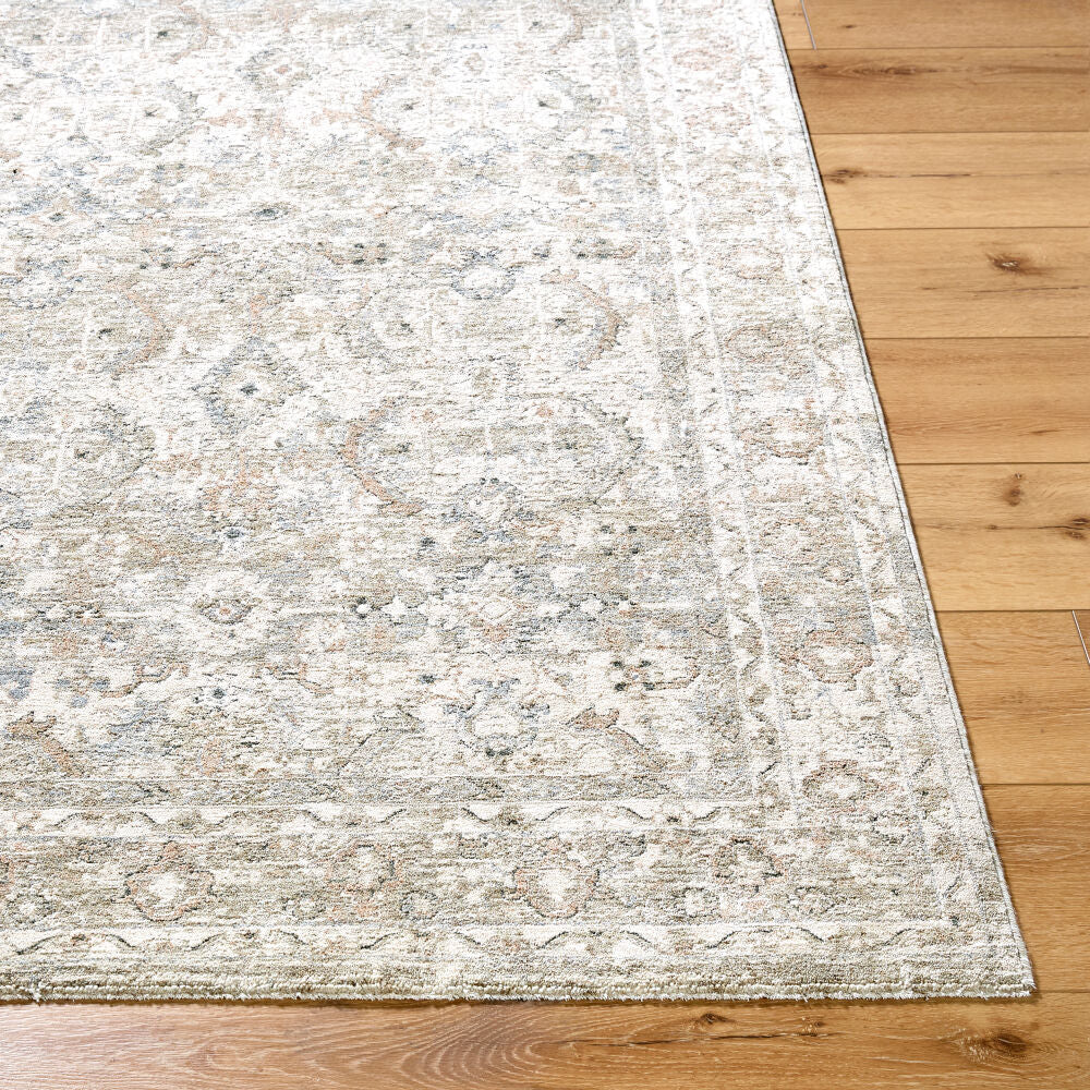 Poetry Cream/Tan Machine Woven Rug POI-2304 - front